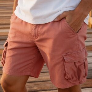 VINEYARD VINES MENS CARGO SHORTS HOT PINK SIZE 36